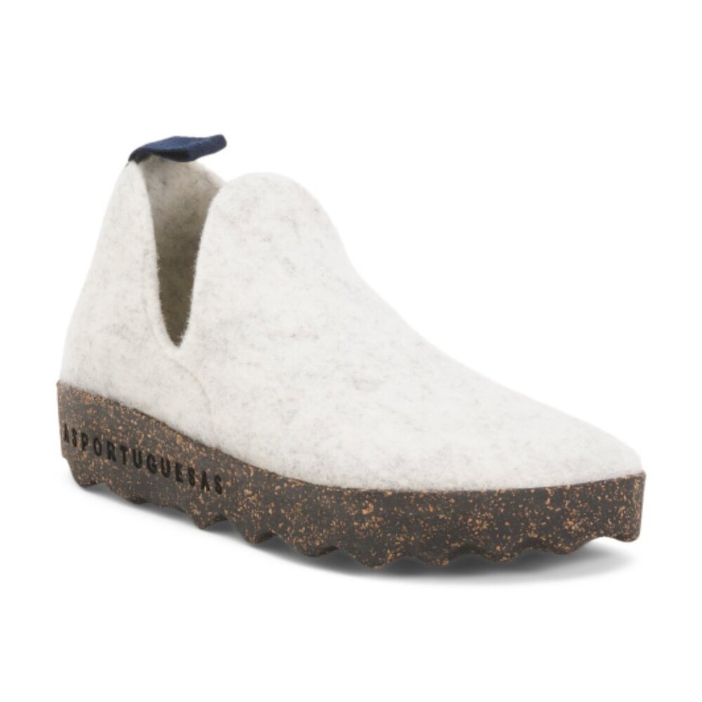 NEW ASPORTUGUESAS Made In Portugal Wool City Comfort Slip On Shoes 259 6M3 - Picture 5 of 8
